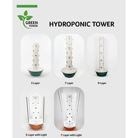 برج زراعة مائية سبعة طبقات للاستخدام الخارجي