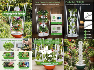 برج زراعة مائية بخمس طبقات للاستخدام الخارجي