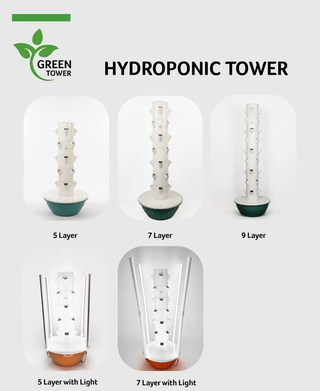 برج زراعة مائية بخمس طبقات للاستخدام الخارجي