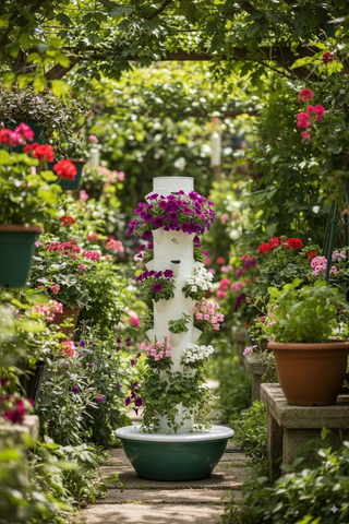 برج زراعة مائية سبعة طبقات للاستخدام الخارجي